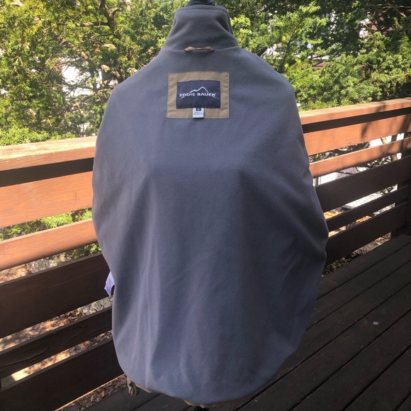 Eddie Bauer Fleece Lined Lightweight Jacket / Coat - Picture 13 of 16